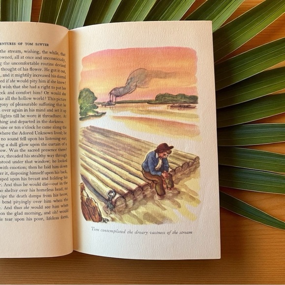 Vintage The Adventures of Tom Sawyer by Mark Twain - 1946 Illustrated - Picture 9 of 12